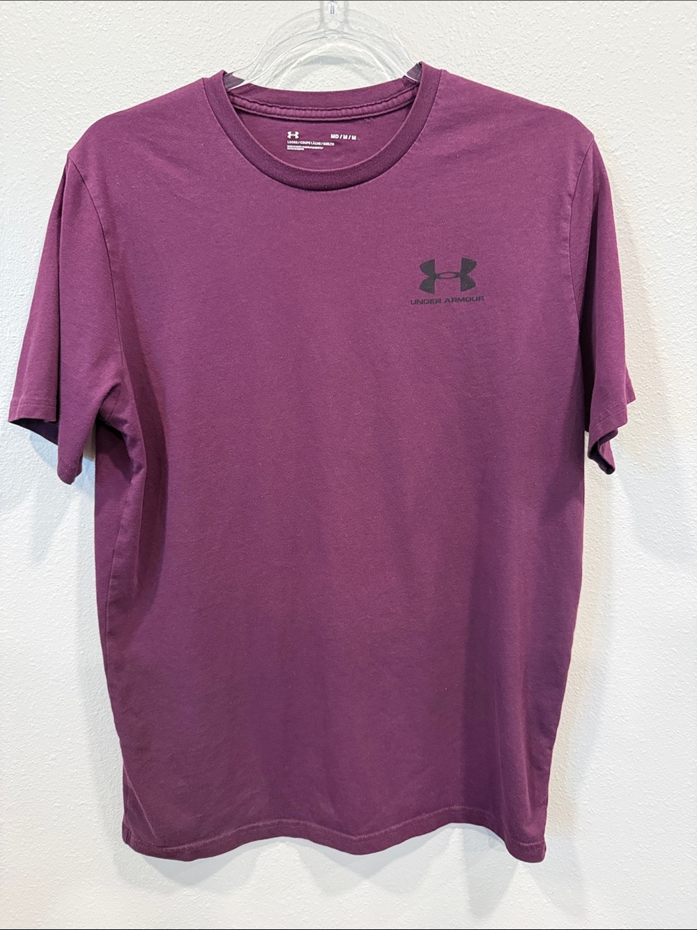 Under Armour Men’s Short Sleeve Tee — Plum Purple